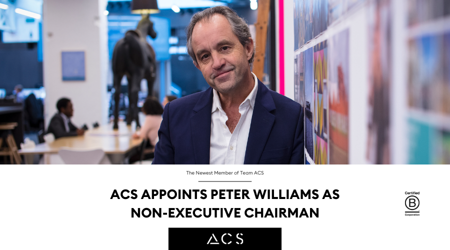 Subtitle: The Newest Member of Team ACS Title: ACS Appoints Peter Williams as Non-Executive Chairman
