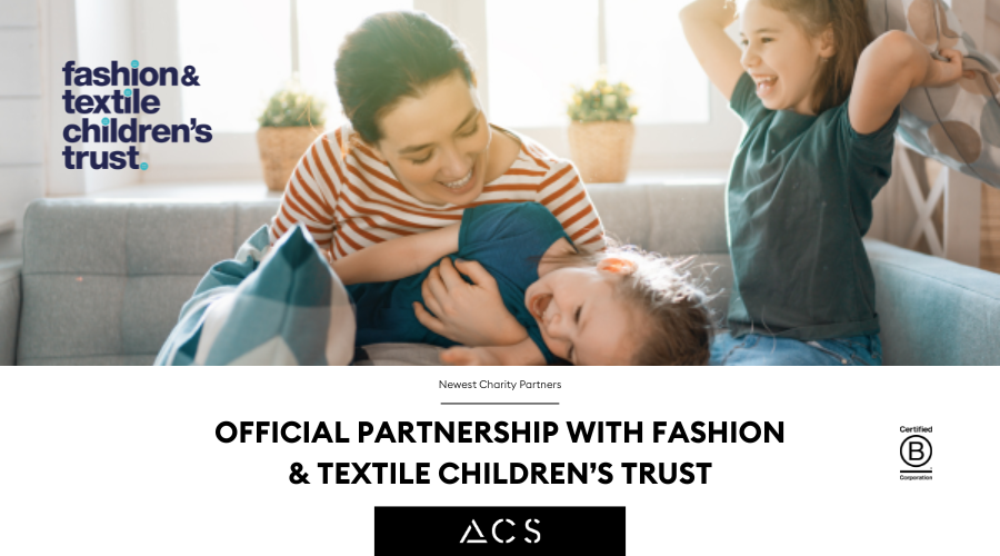 Fashion & Textiles Children's Trust Newest Charity Partners Official Partnership with Fashion & Textile Children's Trust ACS B Corp Logo